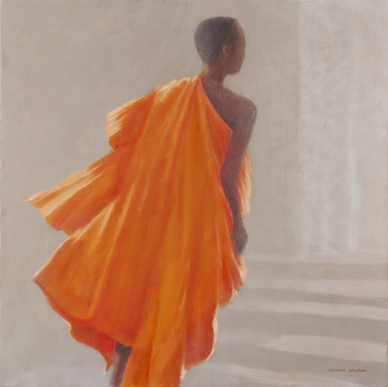Jovem Monge Budista, 2014 de Lincoln Seligman