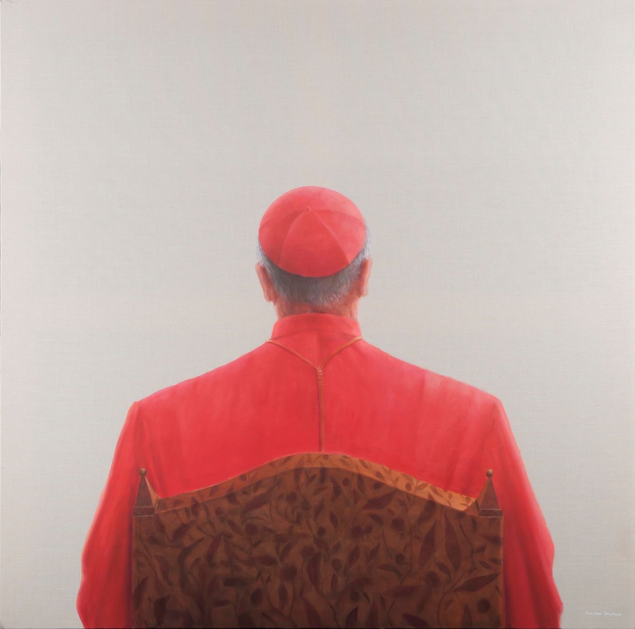 Cardeal, 2012 (acrílico sobre tela) de Lincoln Seligman