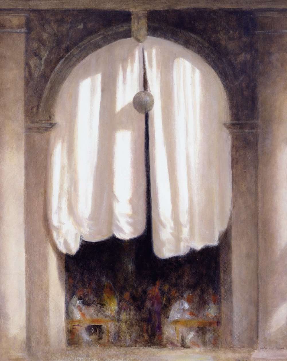 Florians, Veneza (2) 2005 (acrílico) (ver também 244084) de Lincoln Seligman