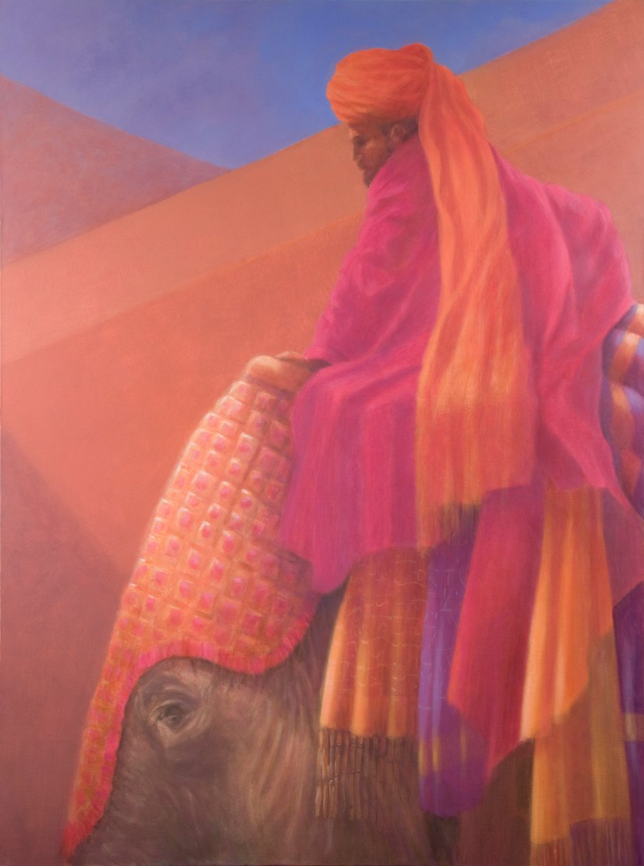 Mahout e Elefante de Lincoln Seligman