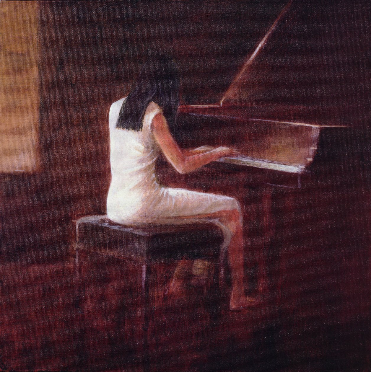 Pianista, Hanói (óleo sobre tela) de Lincoln Seligman
