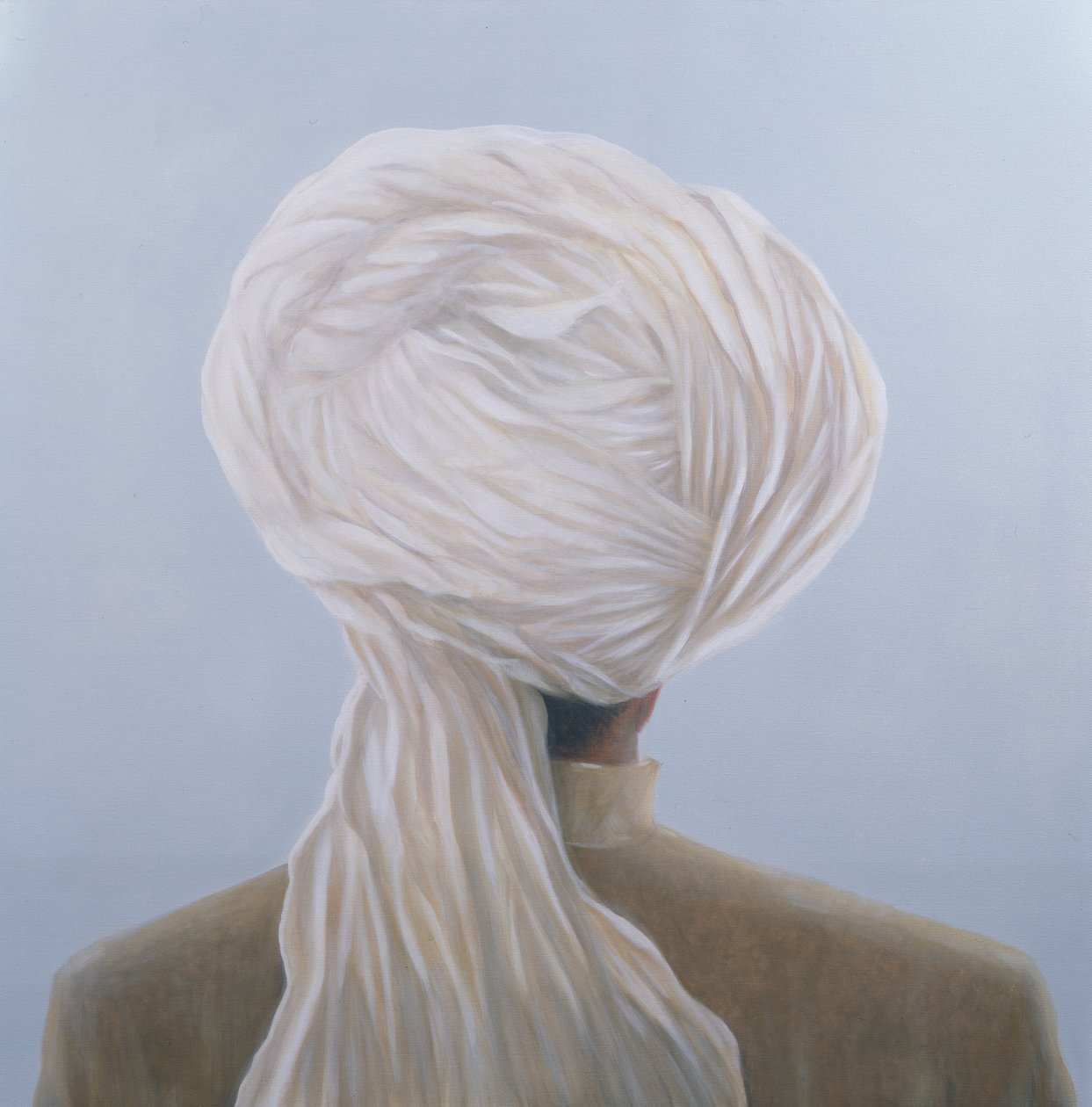 Turbante branco de Lincoln Seligman