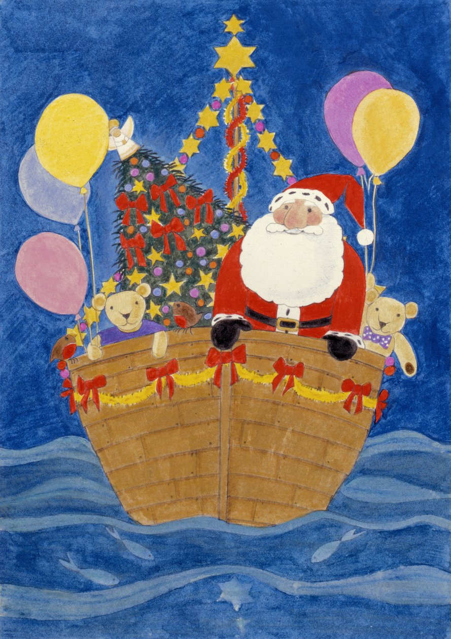 Santas Boat de Linda Benton