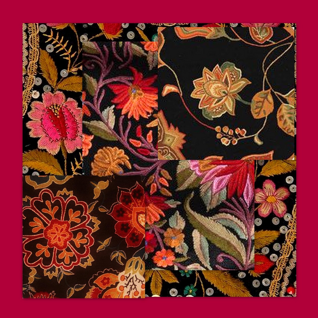 COLAGEM FLORAL, 2018 (técnica mista) de linda arthurs