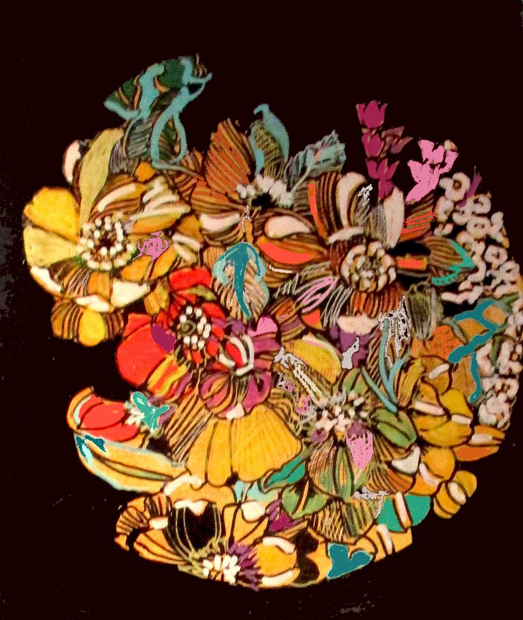 Flores para a mãe do Mitch, 2017 de linda arthurs