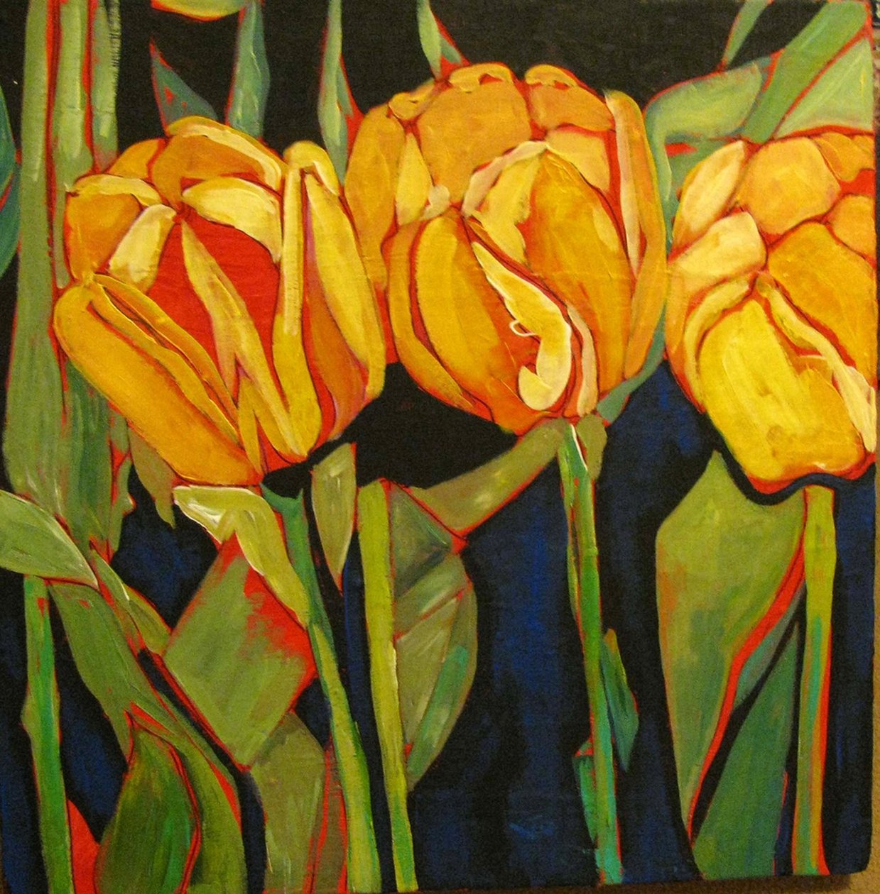 As flores de Sheila, 2016 (técnica mista) de linda arthurs