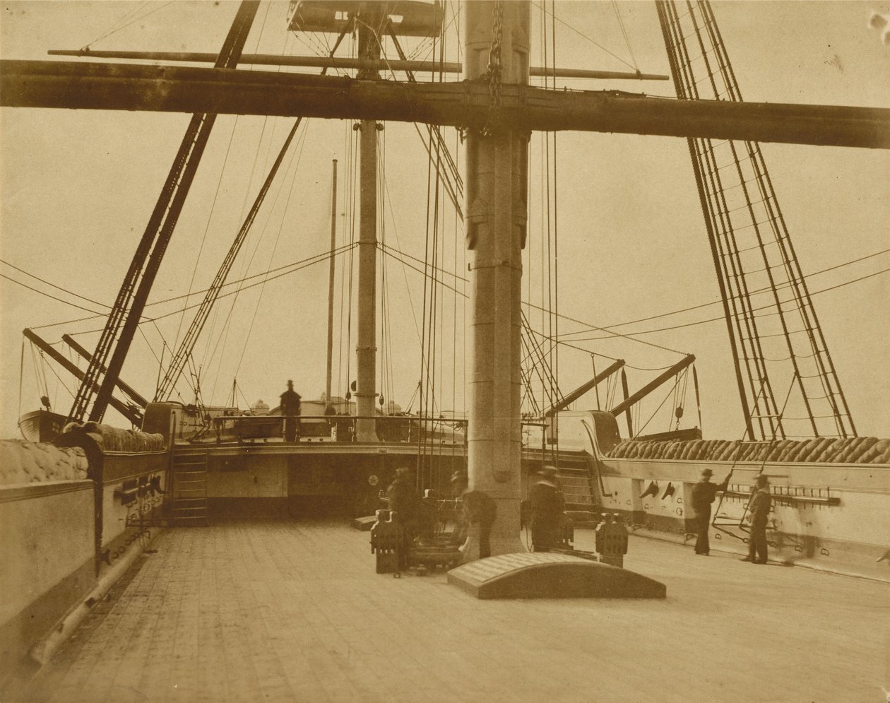 Quarterdeck do HMS “Impregable” de Linnaeus Tripe