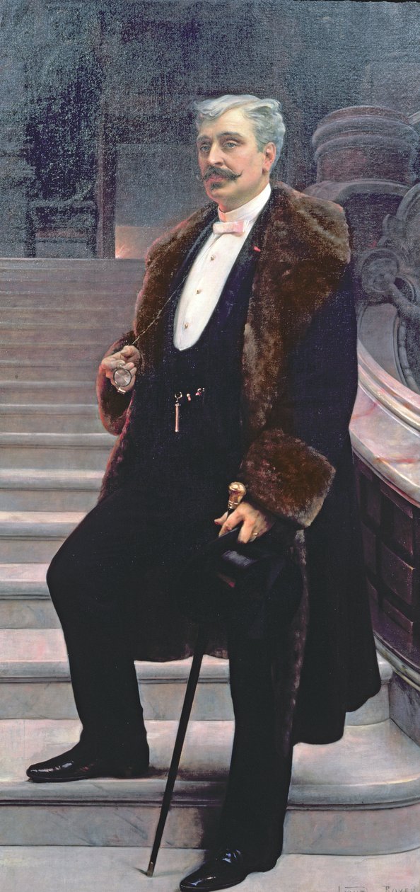 Retrato do Conde DAdhemar de Cransac, c.1890 de Lionel Noel Royer