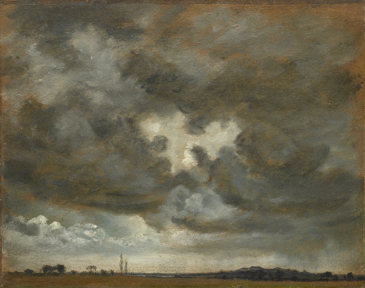 Estudo sobre nuvens, c.1850 de Lionel Constable