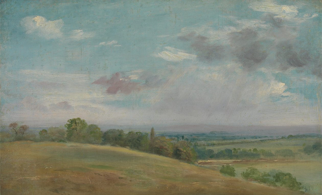 Paisagem perto de Dedham, entre 1849 e 1855. de Lionel Constable