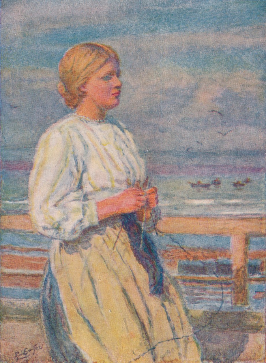 Tricô menina, c1917, 1919 de Lionel Percy Smythe