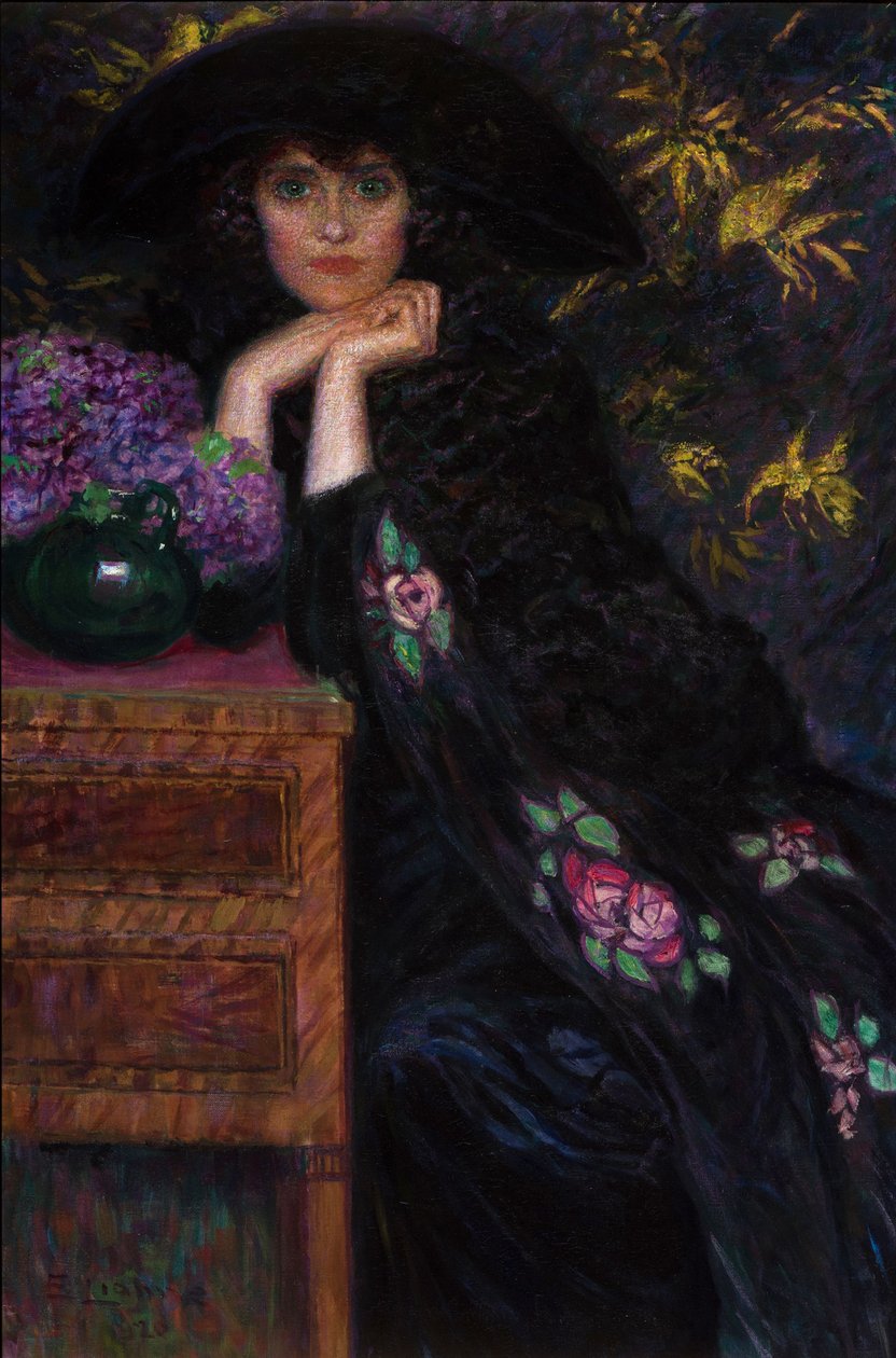 Figura de Mulher Retrato de Violette, 1920. de Lionne