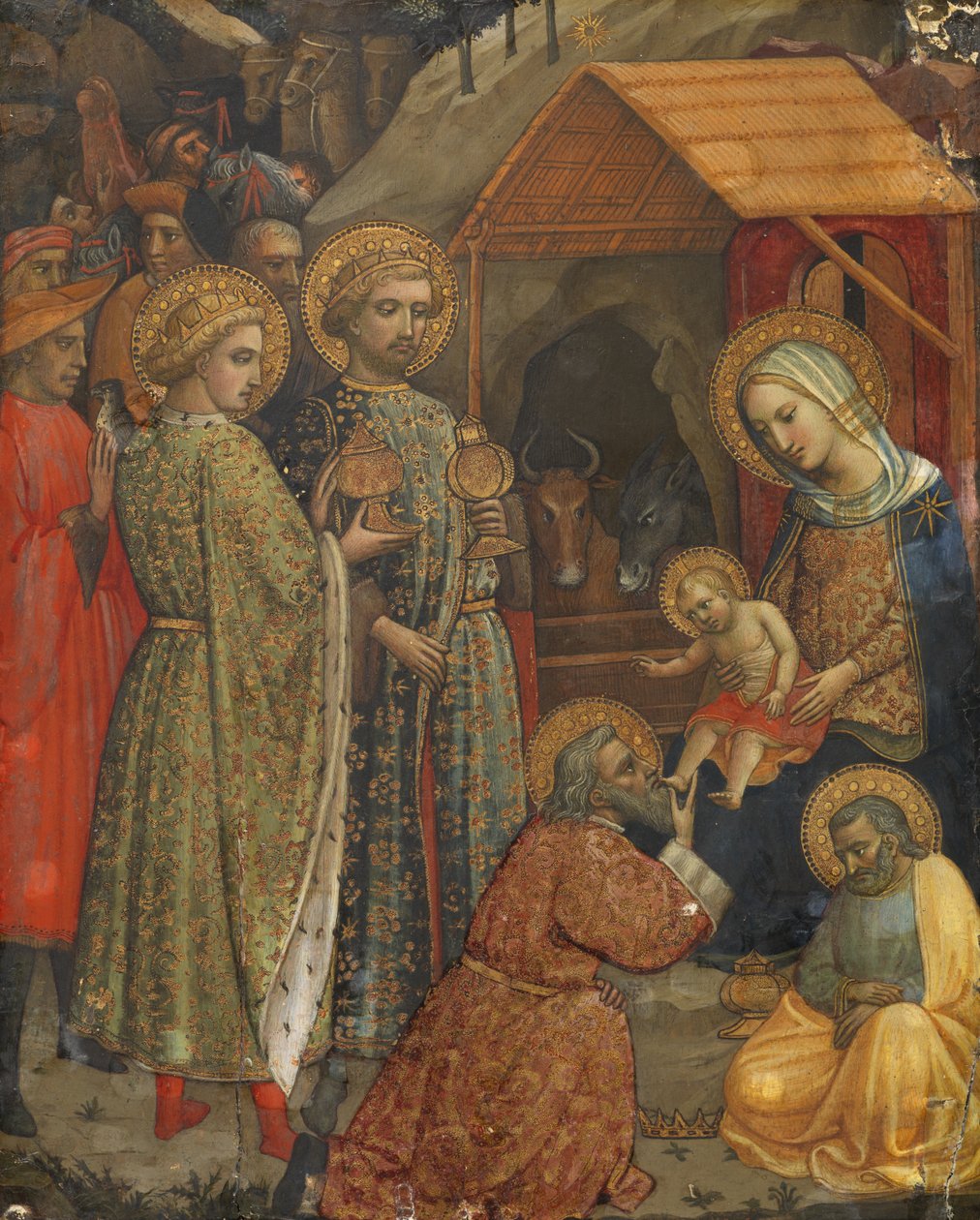 Adoração dos Magos, 1400 de Lippo di Andrea