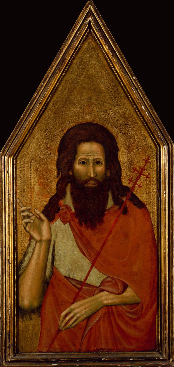 João Batista (tempera sobre madeira) de Lippo di Benivieni