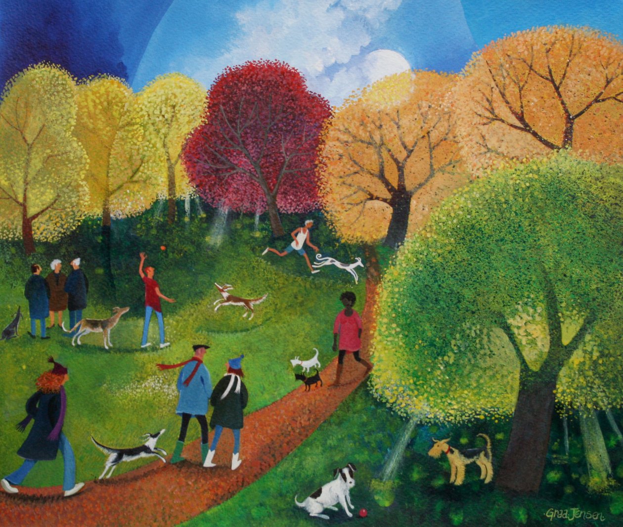 Diário Constitucional, 2015, (tintas acrílicas sobre papel) de Lisa Graa Jensen