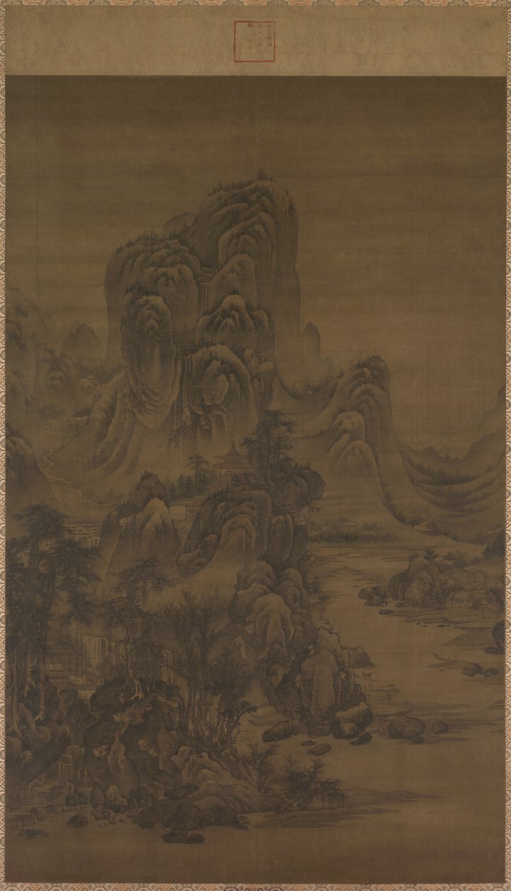 Paisagem no estilo de Juran, 1368-1644. de Liu Du