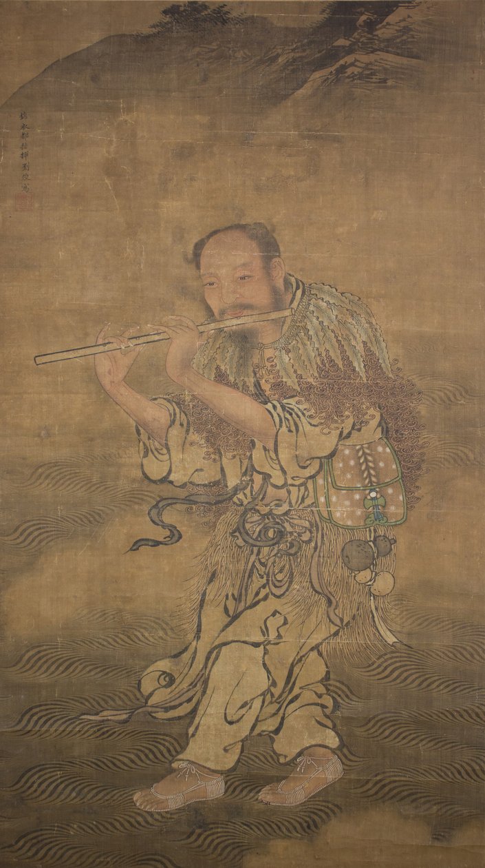 O taoísta imortal Han Xiangzi, sem data, final do século XV - início do século XVI. de Liu Jun