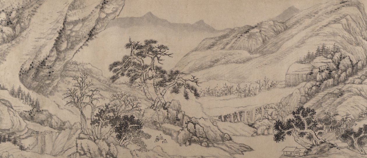 Viajando entre córregos e montanhas, 1680. de Liu Yu