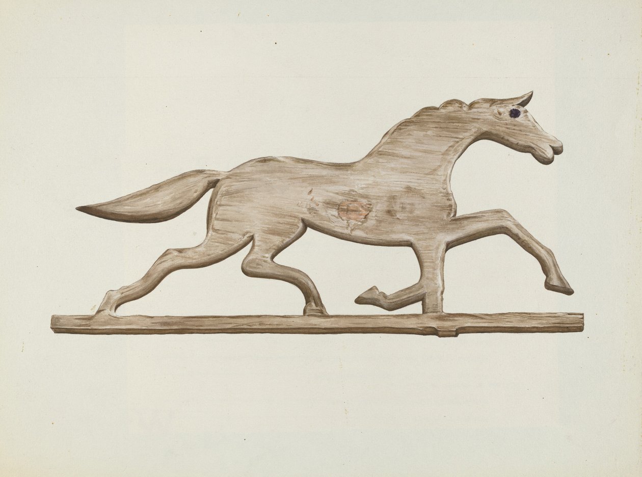 Cavalo Cata-vento, c. 1938. de Lloyd Broome