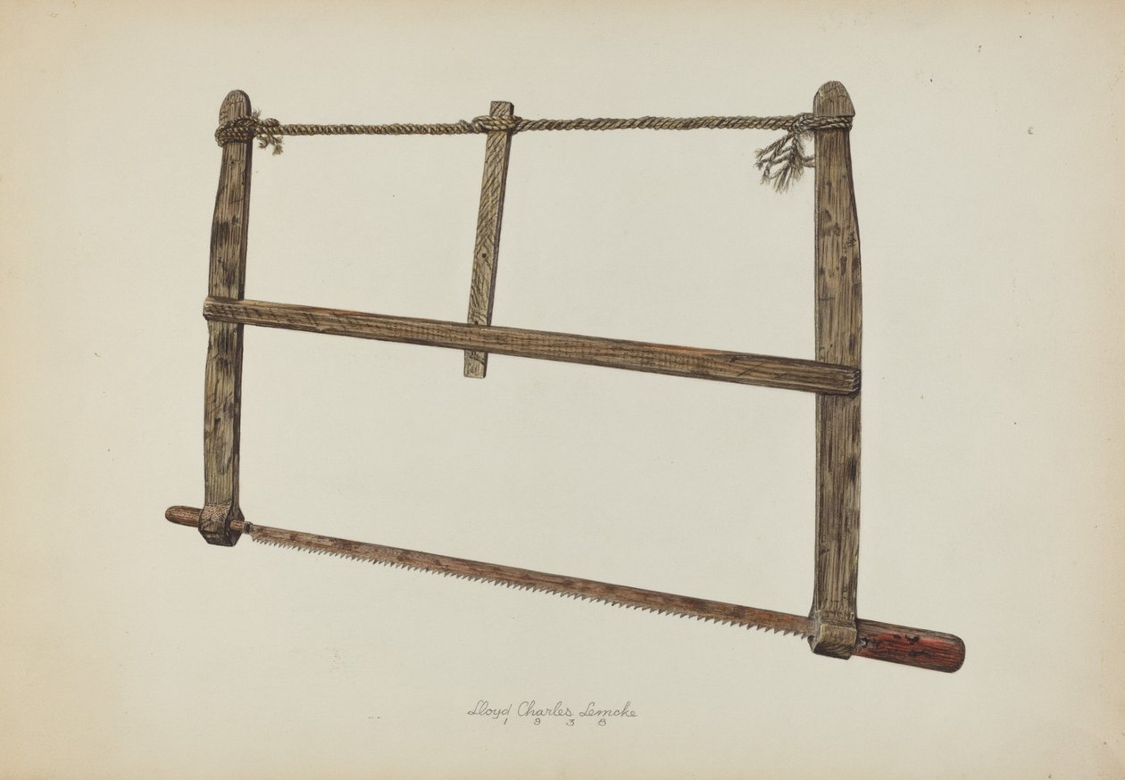 Coopersmith Saw, 1938. de Lloyd Charles Lemcke