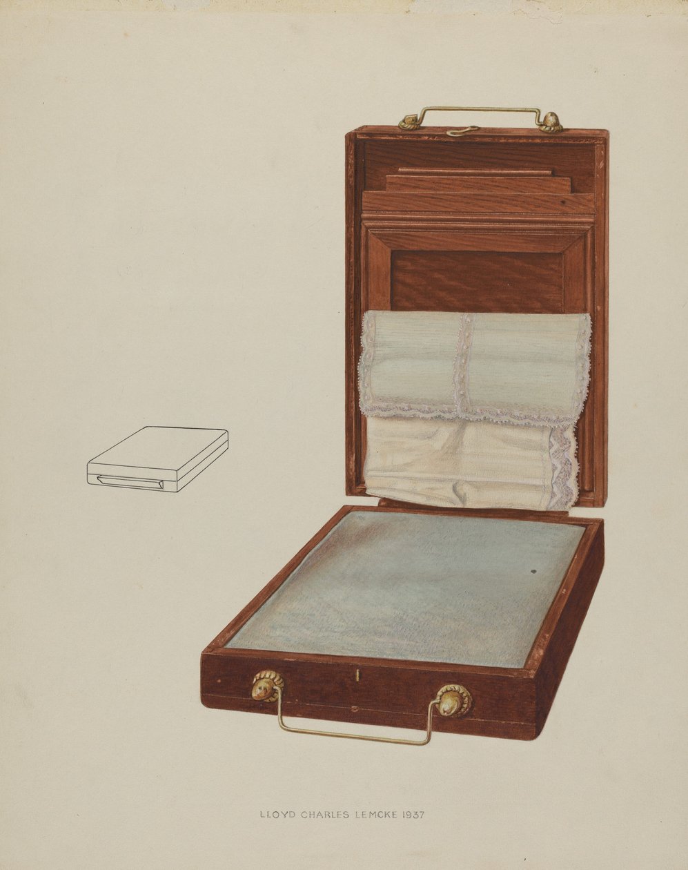 Pillow Sham Holder, 1937. de Lloyd Charles Lemcke