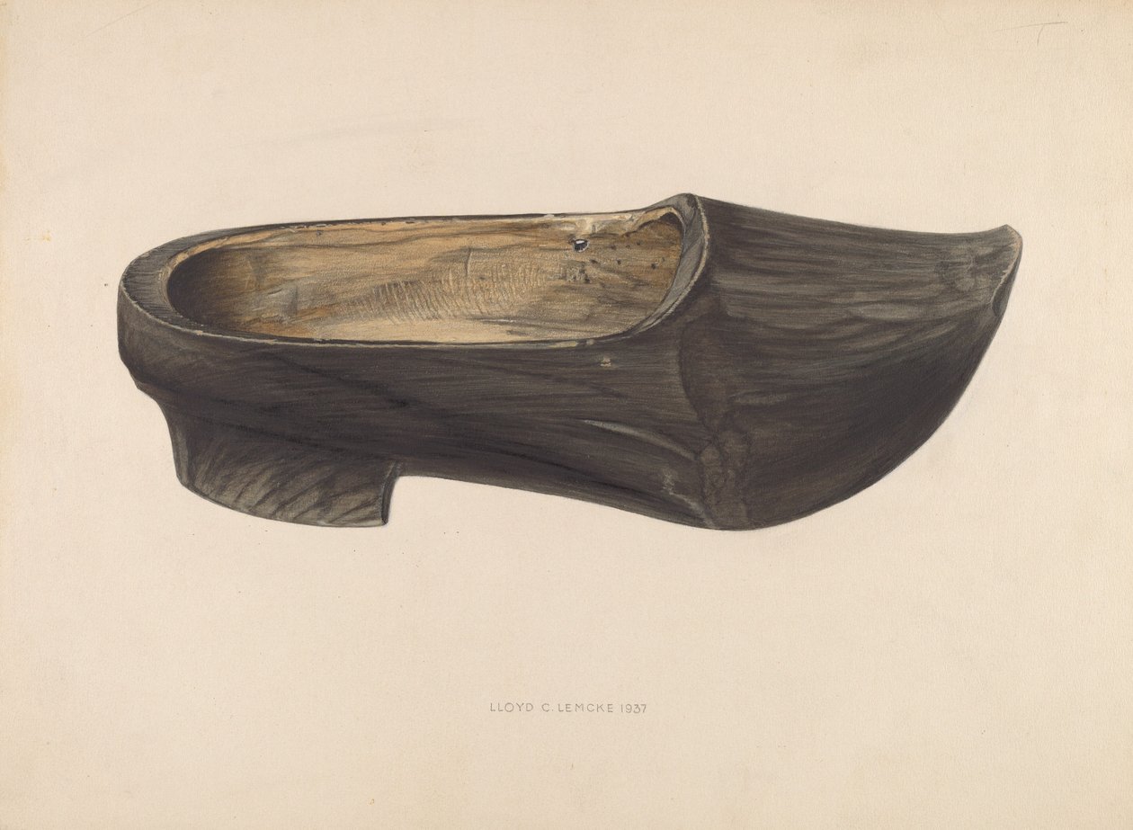 Wooden Shoe, 1937. de Lloyd Charles Lemcke