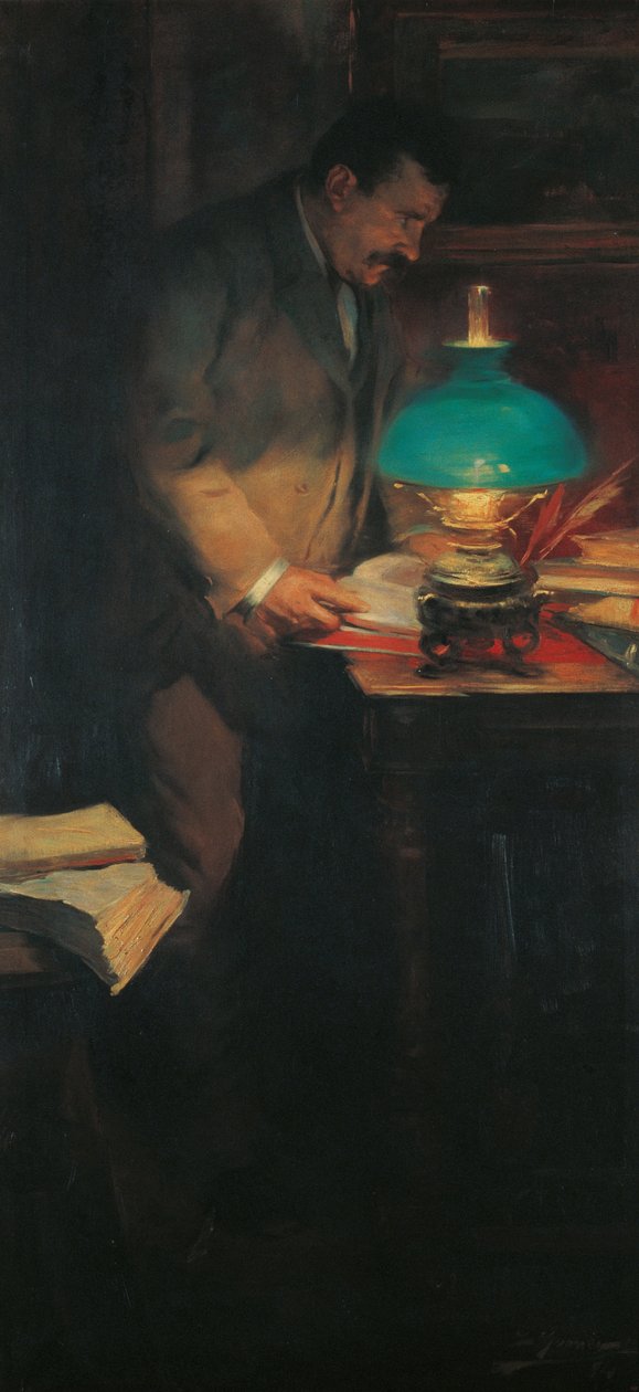 Retrato do Crítico de Arte e Escritor Raimon Casellas de Lluís Graner