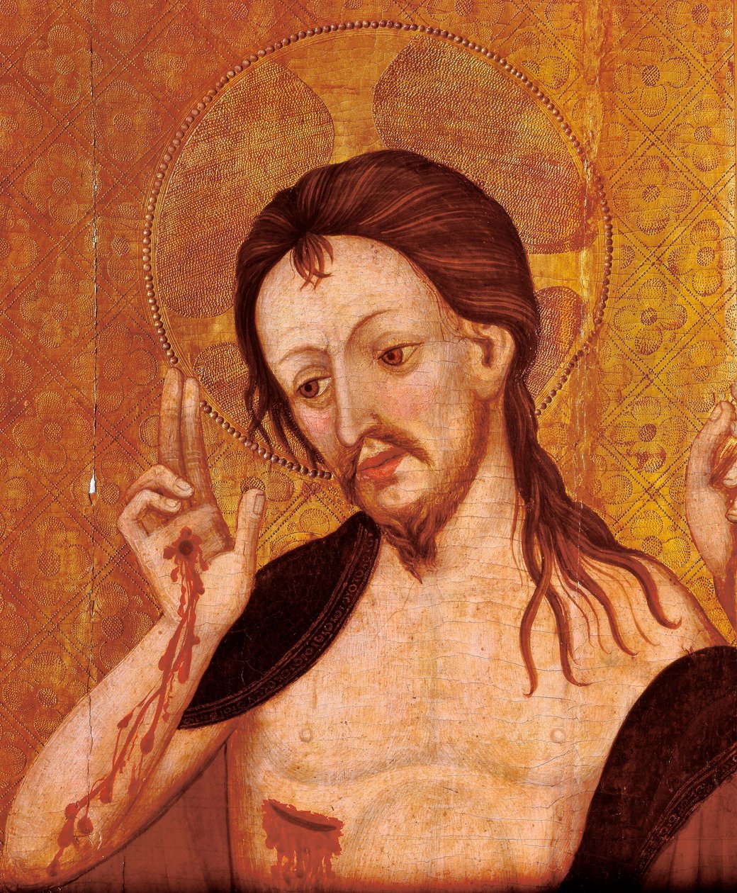 Ressurreição, detalhe, início do século XV (tempera) de Lluís Borrassà