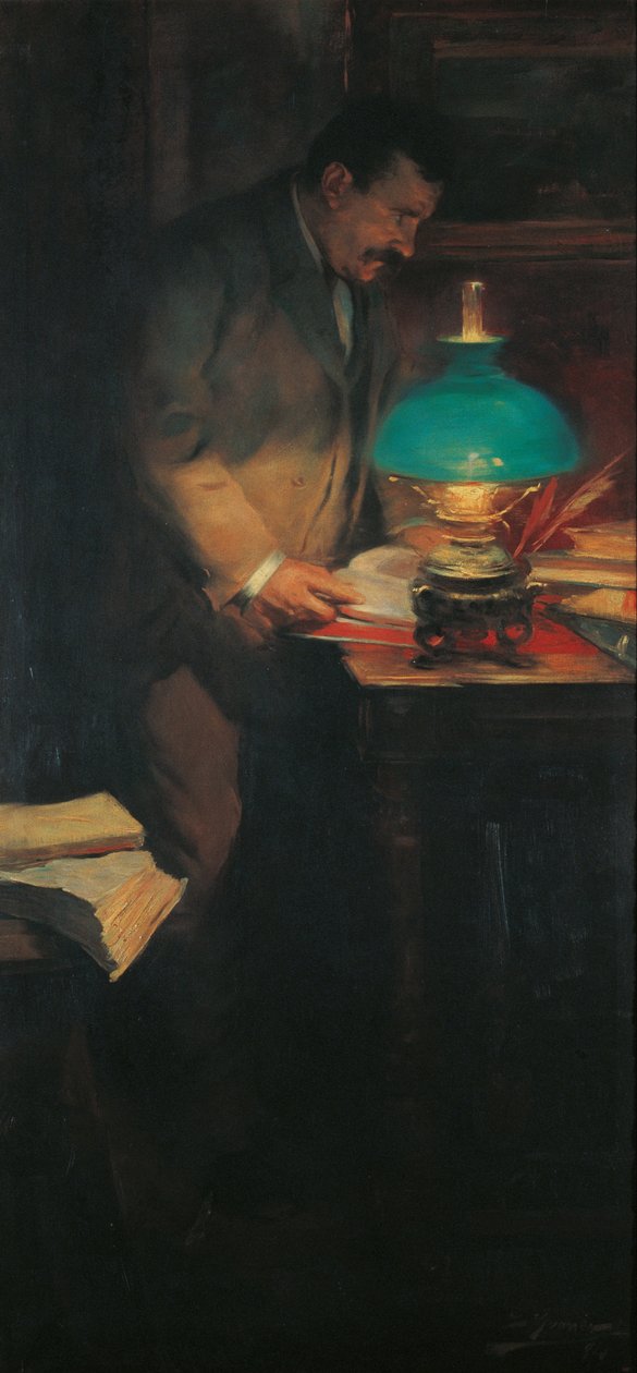 Retrato do crítico de arte e escritor Raimon Casellas de Lluís Graner
