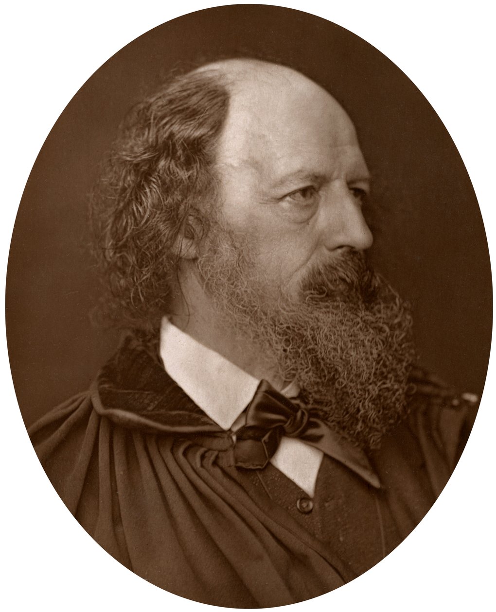 Alfred Tennyson, DCL, FRS, inglês poeta laureado, 1883. de Lock and Whitfield
