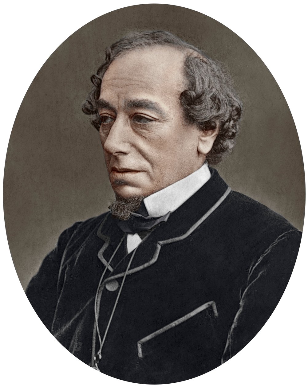 Benjamin Disraeli, conde de Beaconsfield, primeiro ministro conservador britânico, 1881. de Lock and Whitfield