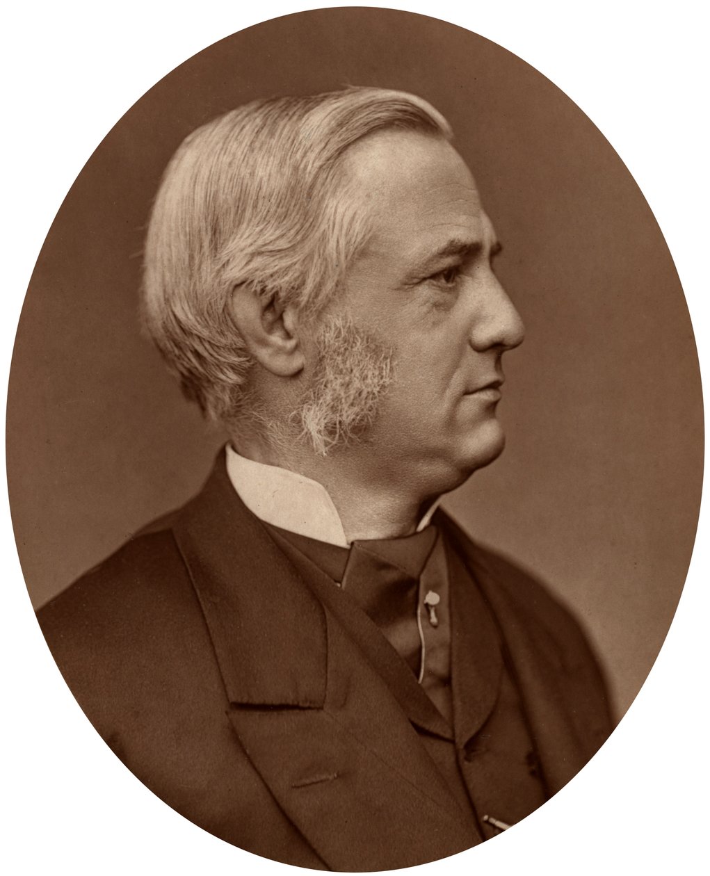 Frederick Max Muller, professor de Filologia Comparada na Universidade de Oxford, 1878. de Lock and Whitfield