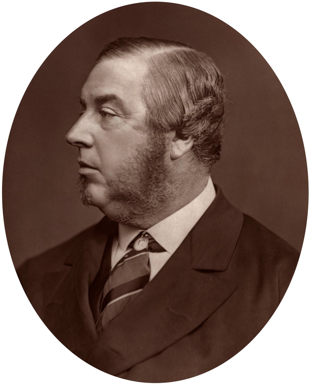 George Sclater-Booth MP, Presidente do Conselho do Governo Local, 1878. de Lock and Whitfield
