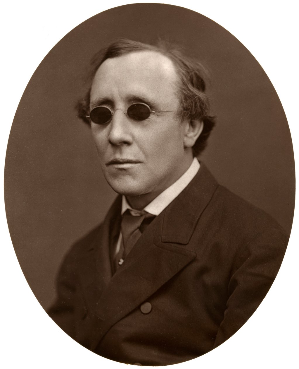 Henry Fawcett, MP, professor de economia política na Universidade de Cambridge, 1876. de Lock and Whitfield