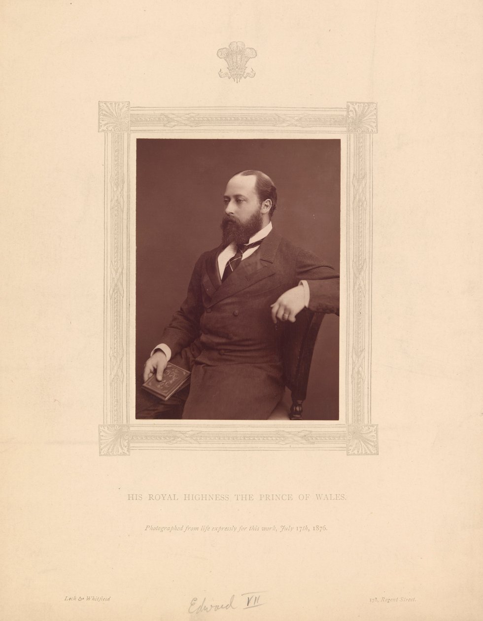 Sua Alteza Real o Príncipe de Gales (Edward VII) de Lock and Whitfield