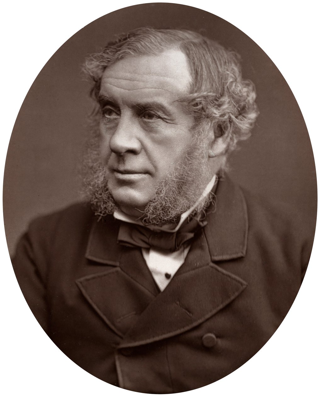 Honrado William Robert Grove, DCL, FRS, juiz do Hight Court de Justiça, 1877. de Lock and Whitfield