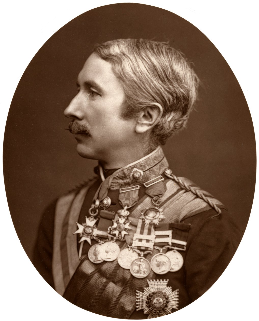 Major-general Sir Garnet Wolseley, KCB, soldado britânico, 1876. de Lock and Whitfield