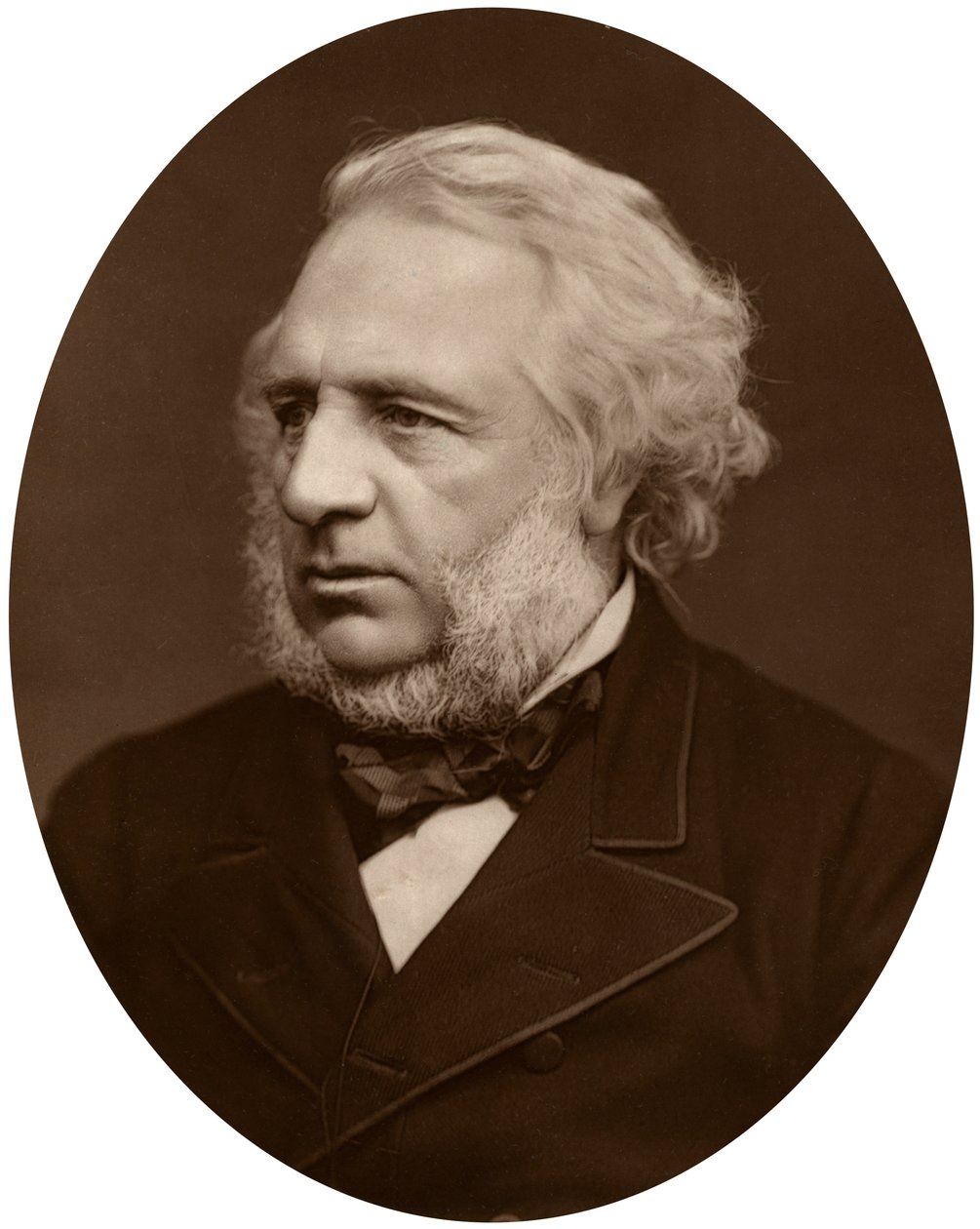 Sir Charles Reed, presidente do Conselho Escolar de Londres, 1880. de Lock and Whitfield