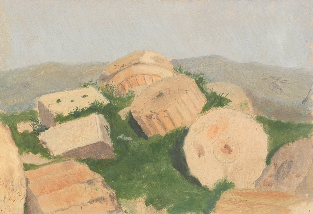 Coluna Quebrada, Parthenon, 1869. de Lockwood de Forest