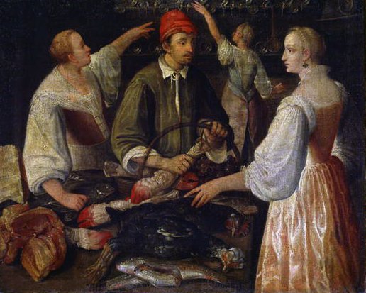 Interior de loja (óleo sobre tela) de Lodewijk Toeput