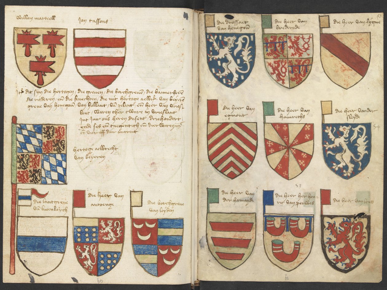 Livro de Armas de Beyeren (armorial) de Lodewijk Elzevier I