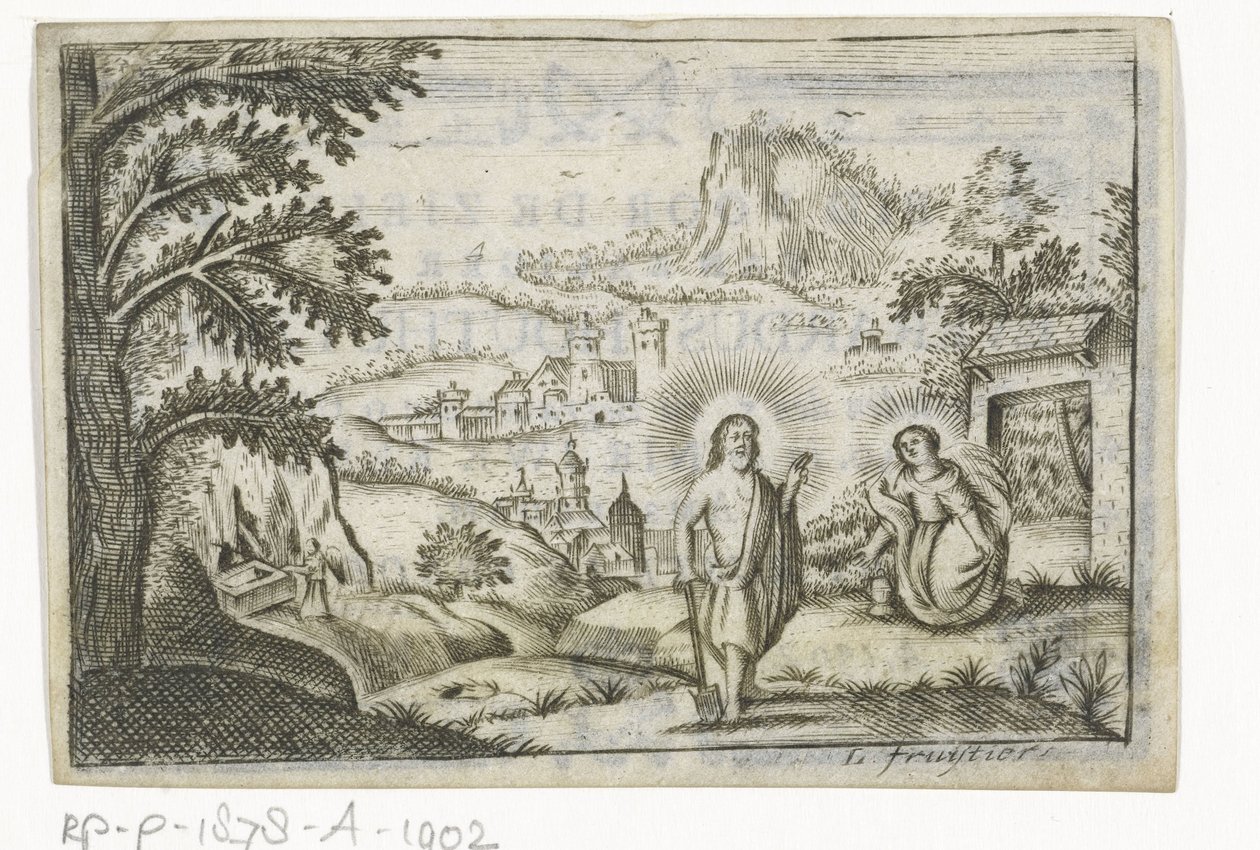 Cristo Aparece a Maria Madalena de Lodewijk Joseph Fruytiers