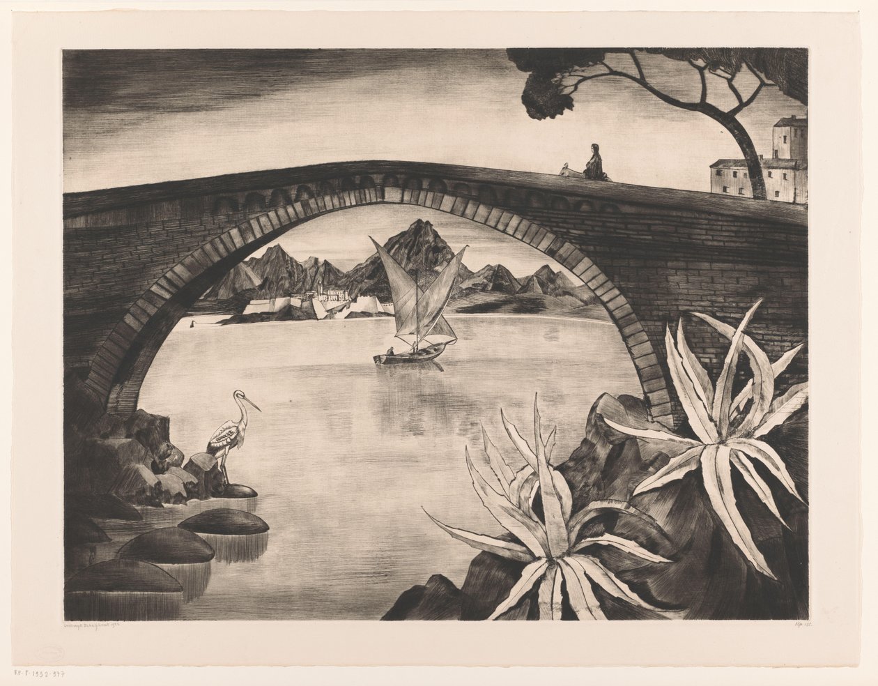 Boogbrug op Corsica
Le Grand pont Corse (título original) de Lodewijk Schelfhout (signed by artist)
