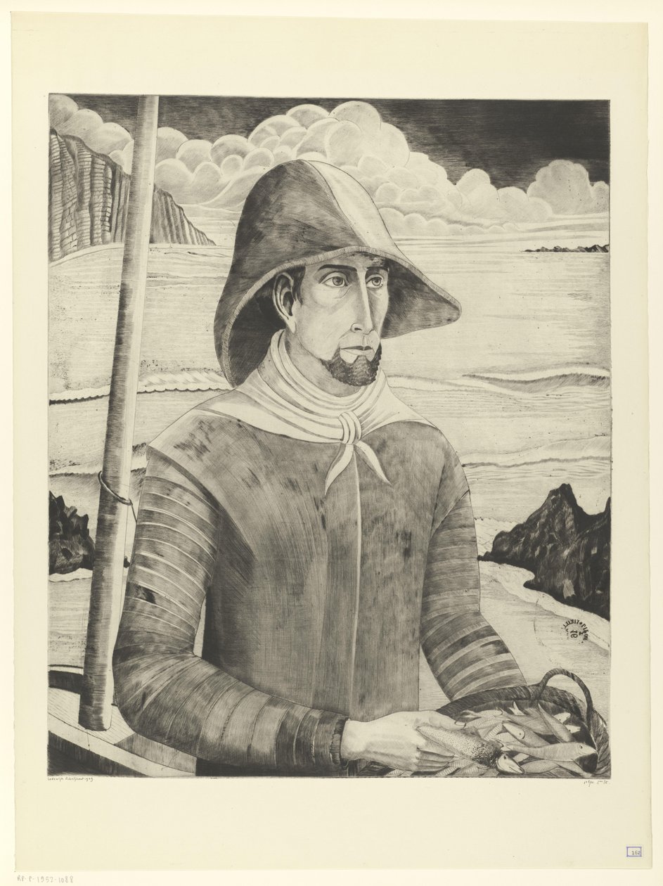 Bretonse visser
Pêcheur Breton II (título original) de Lodewijk Schelfhout (signed by artist)