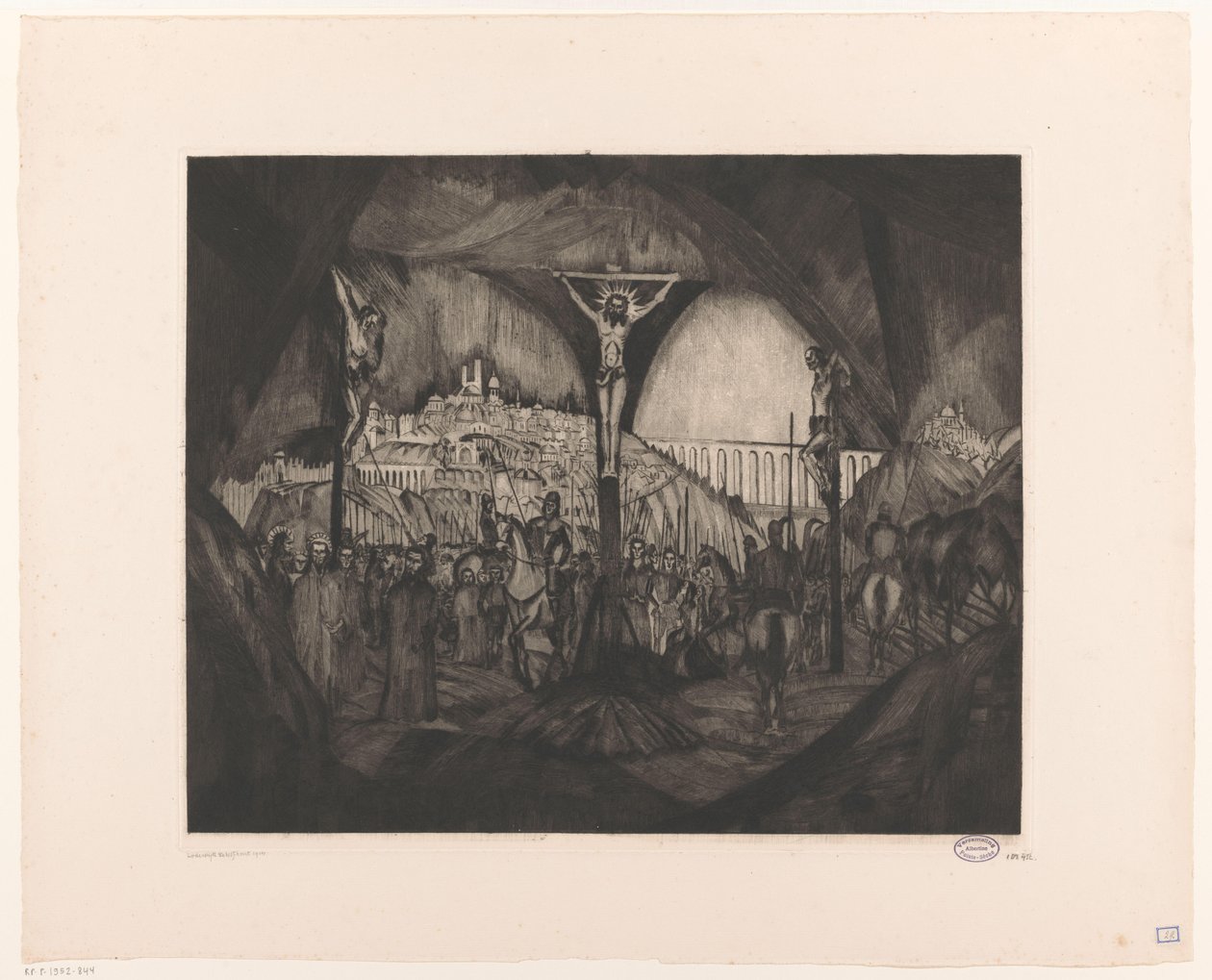 Gólgota I (título original) de Lodewijk Schelfhout (signed by artist)