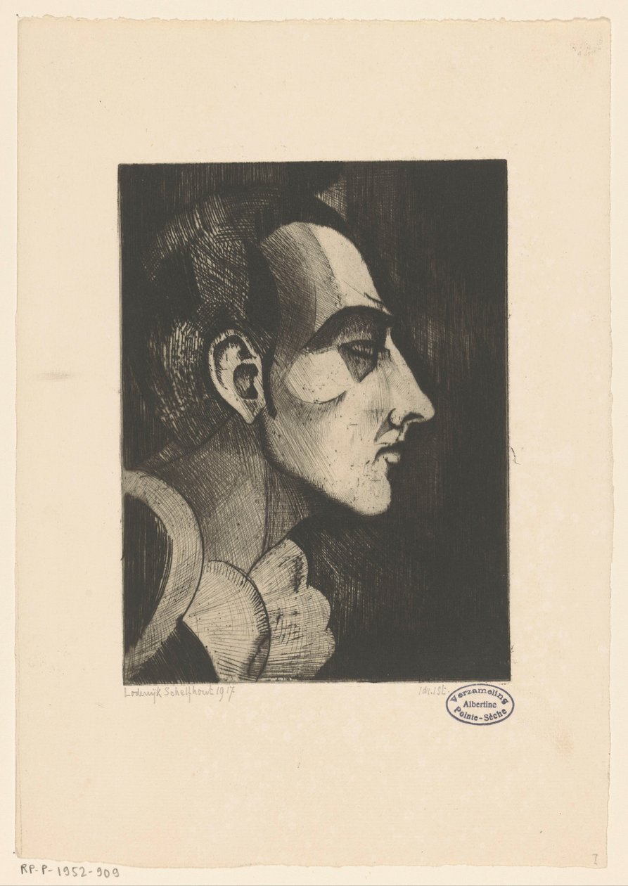 Pierrot I (título original) de Lodewijk Schelfhout (signed by artist)