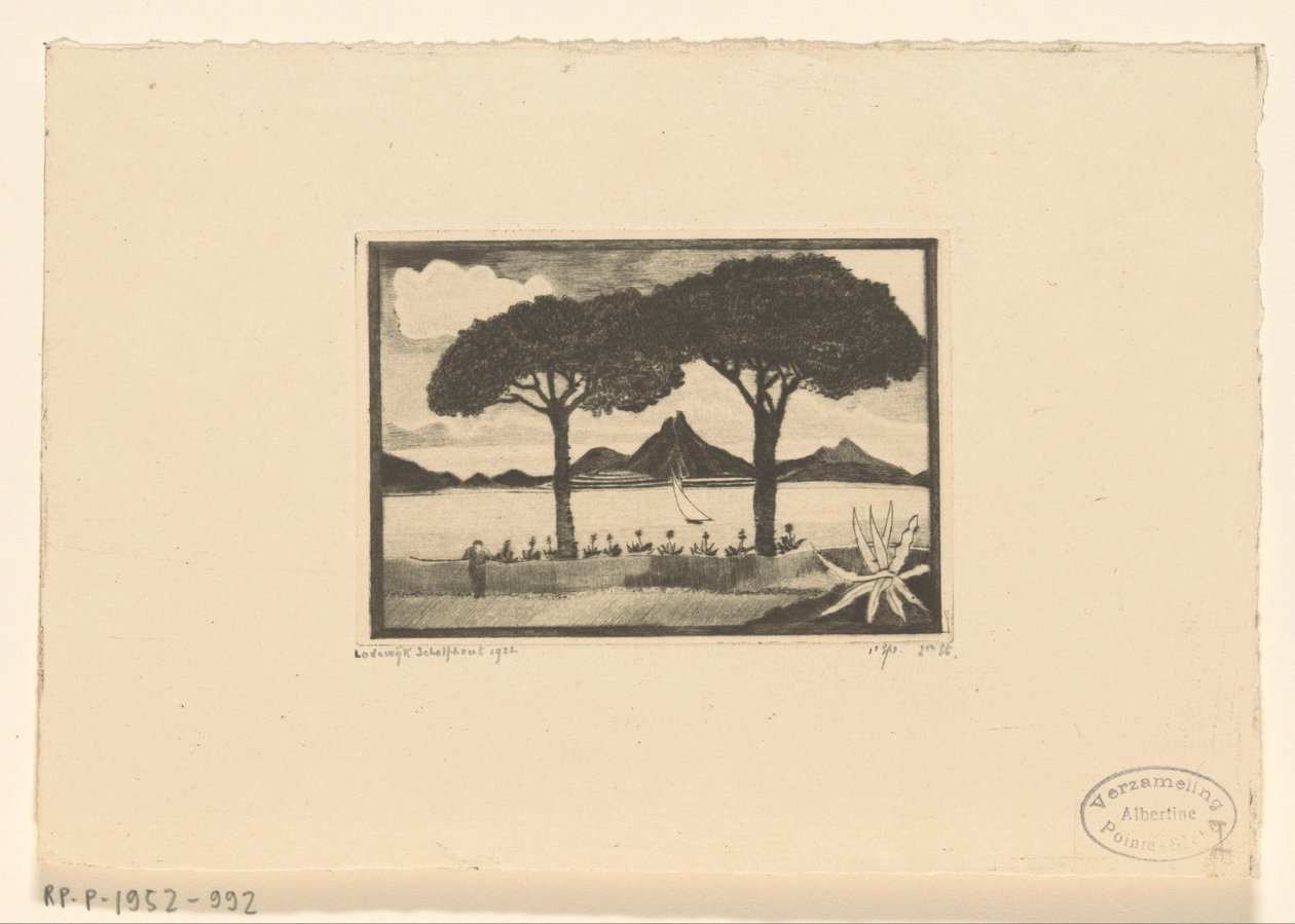 Dois homens
As Duas Árvores (título original) de Lodewijk Schelfhout (signed by artist)