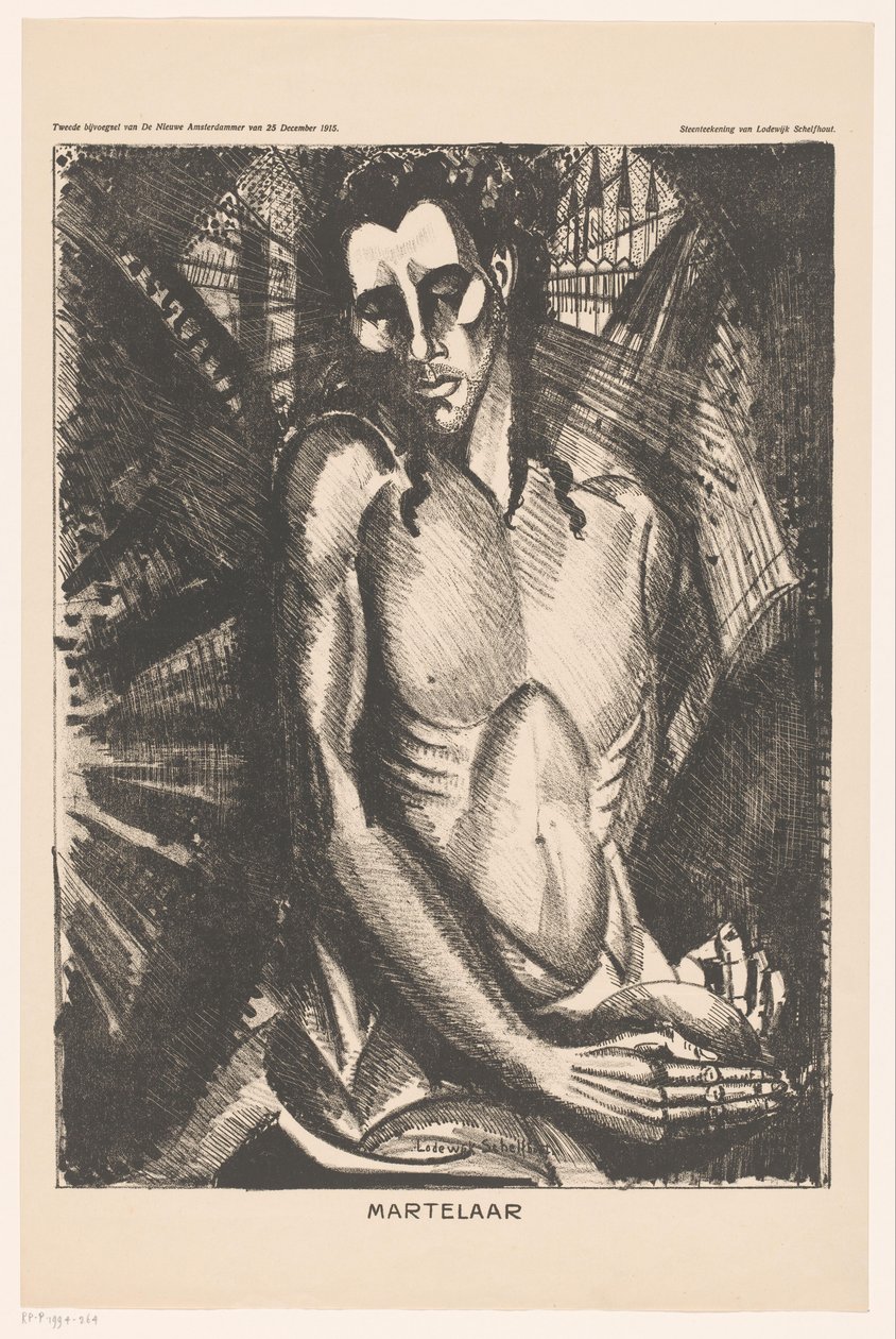 Martelaar (título original sobre o objecto) de Lodewijk Schelfhout