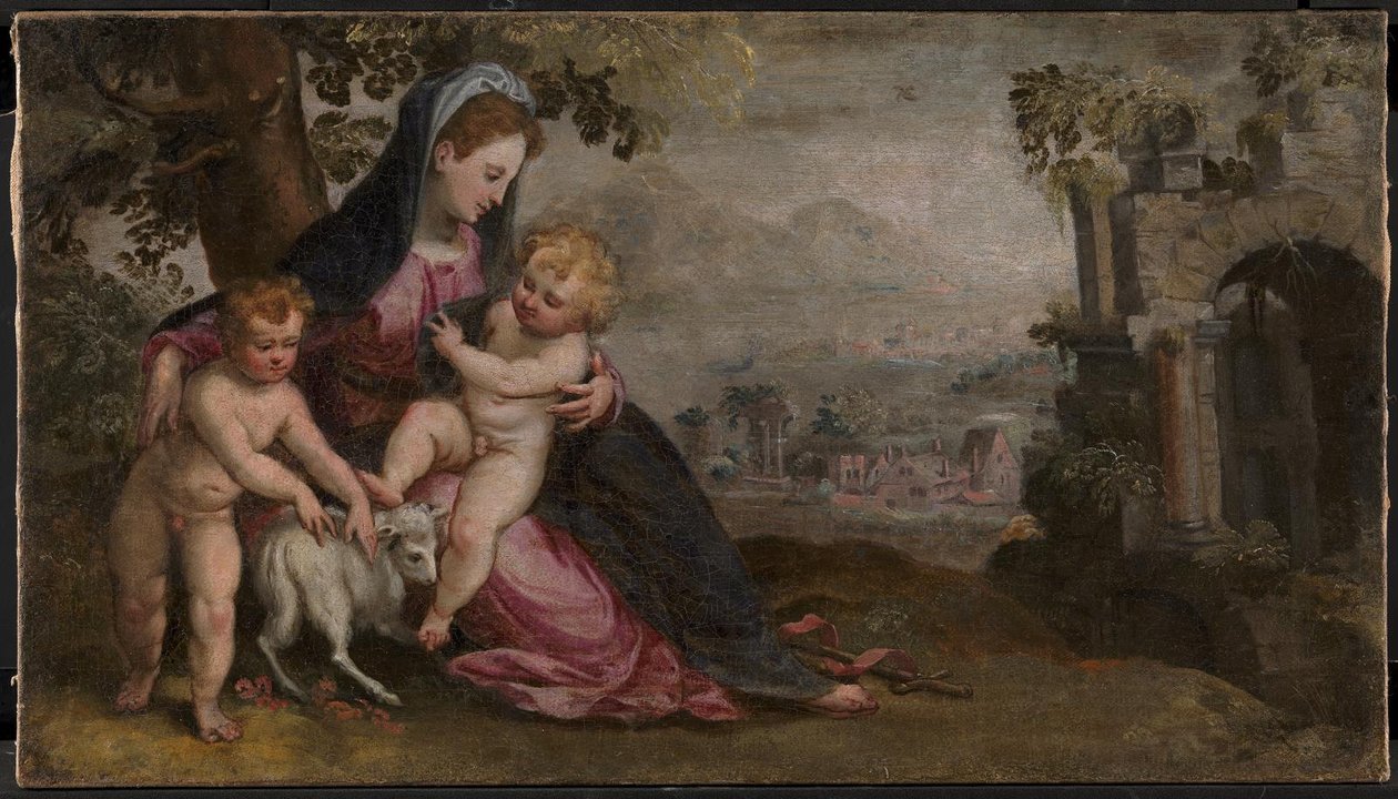 Maria com Jesus e João de Lodewijk Toeput