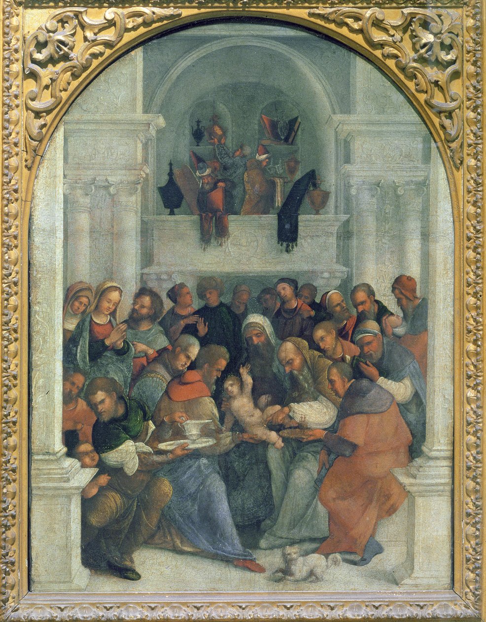 A circuncisão (painel) de Lodovico Mazzolino